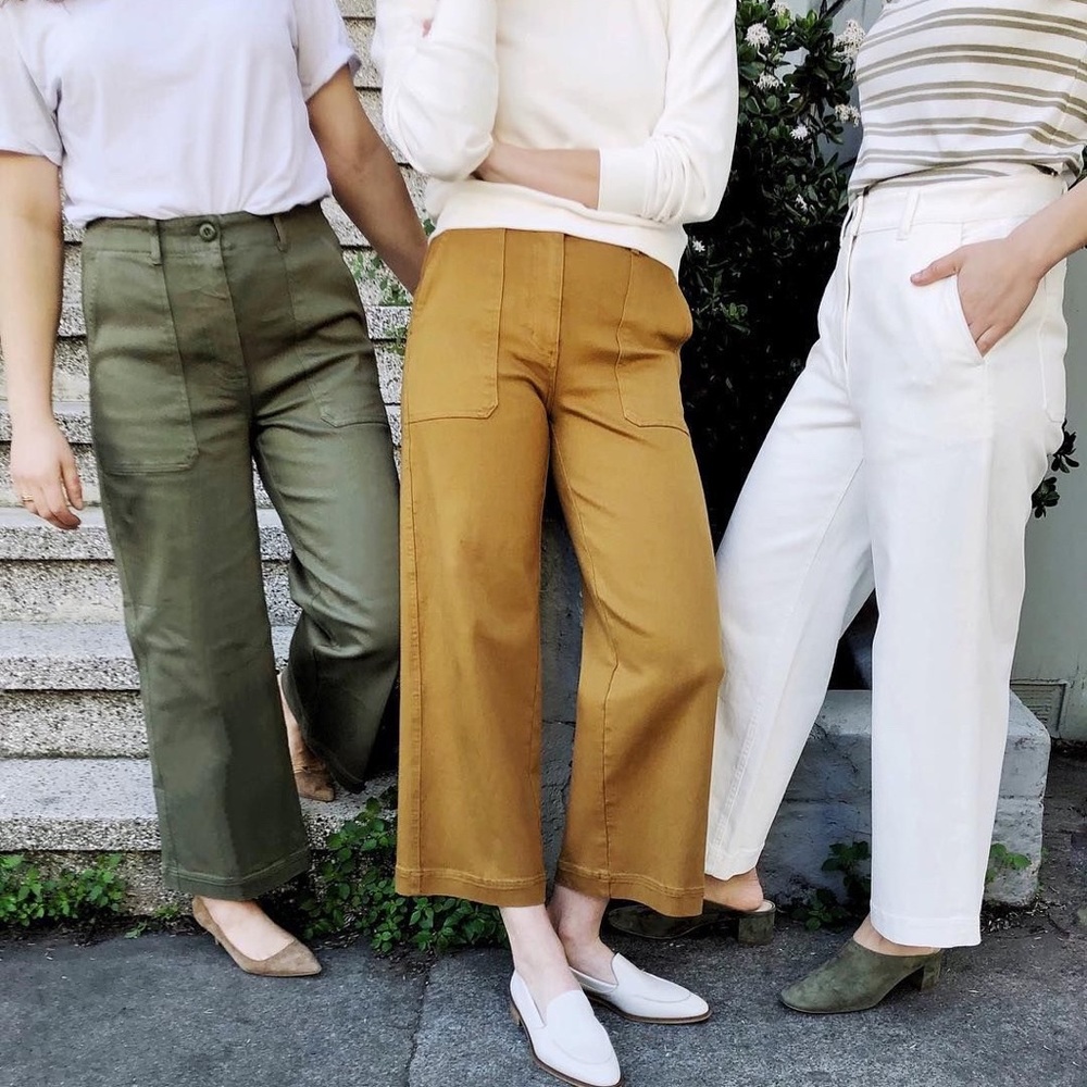 Everlane Wide Leg Utility Crop